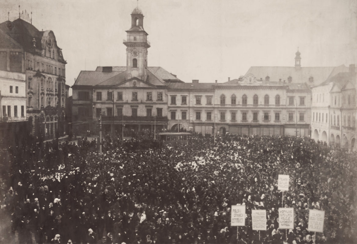 Cieszyn w październiku 1918 roku zażądał niepodległości i lewicowych reform - zdjęcie