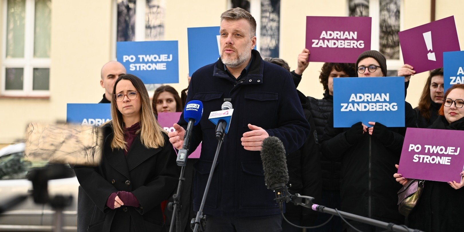 Adrian Zandberg w Płońsku w obronie porodówki i środków na NFZ - zdjęcie